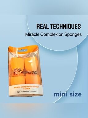 🇺🇸🆕📦NIB REAL TECHNIQUES | 4x | Must have Miracle Complexion Sponges